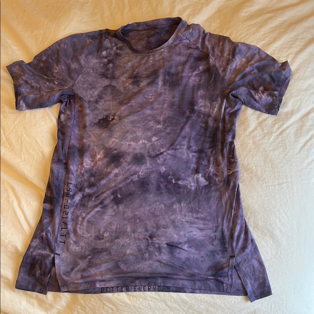 Lululemon Always Agile shirt spray dye